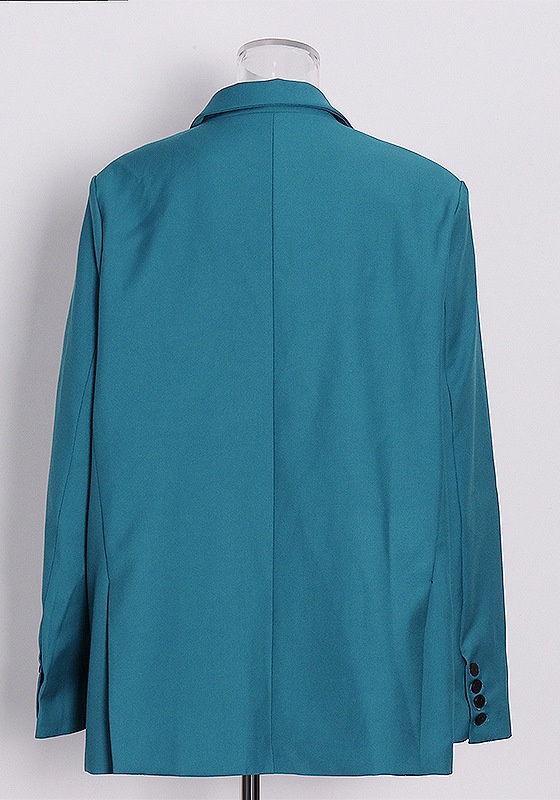 Double-Breasted Blazer + High Waist Wide Leg Pants