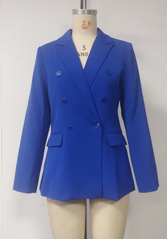 Blue Double Breasted Blazer​