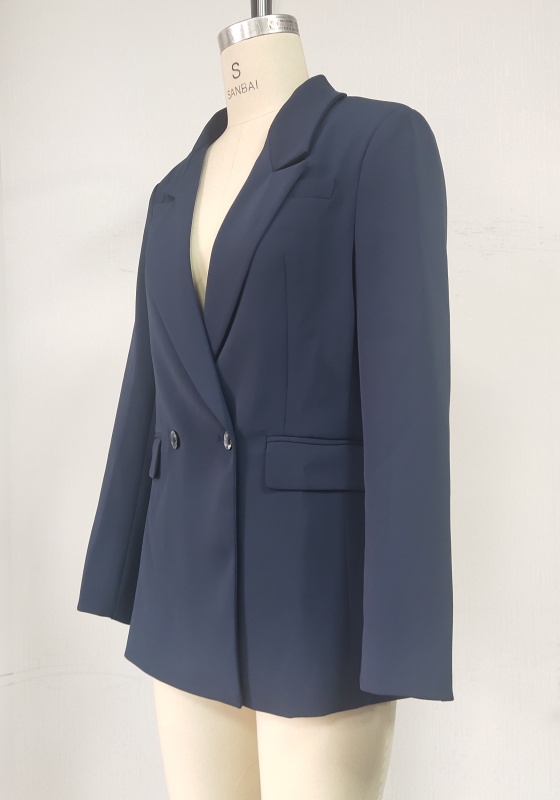 Navy Double Breasted Blazer​