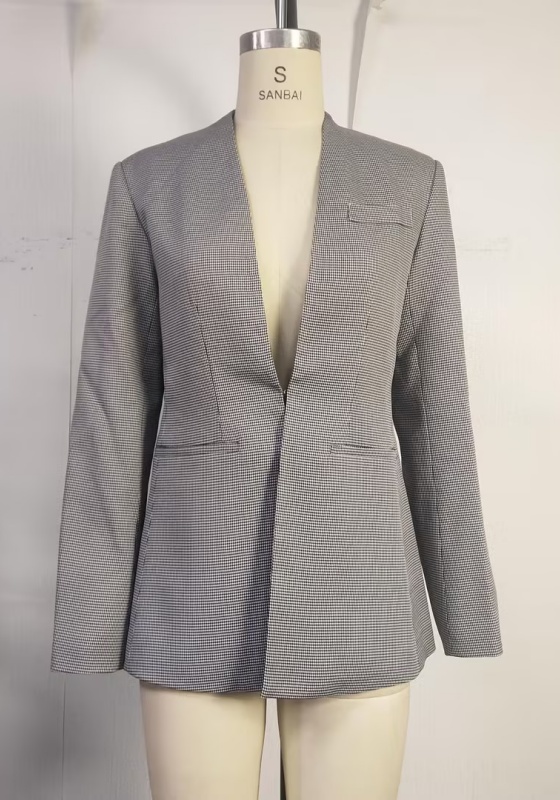 Houndstooth Loose Blazer​