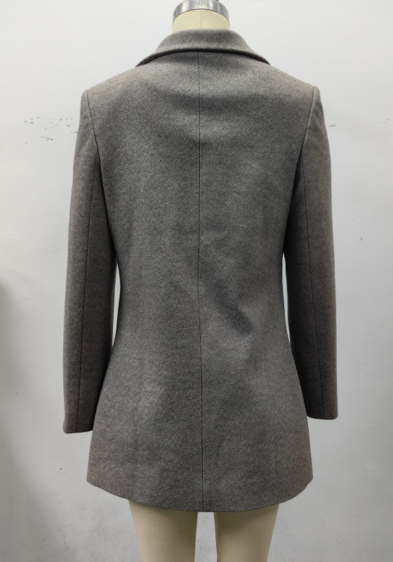 Grey Loose Women's Blazer​