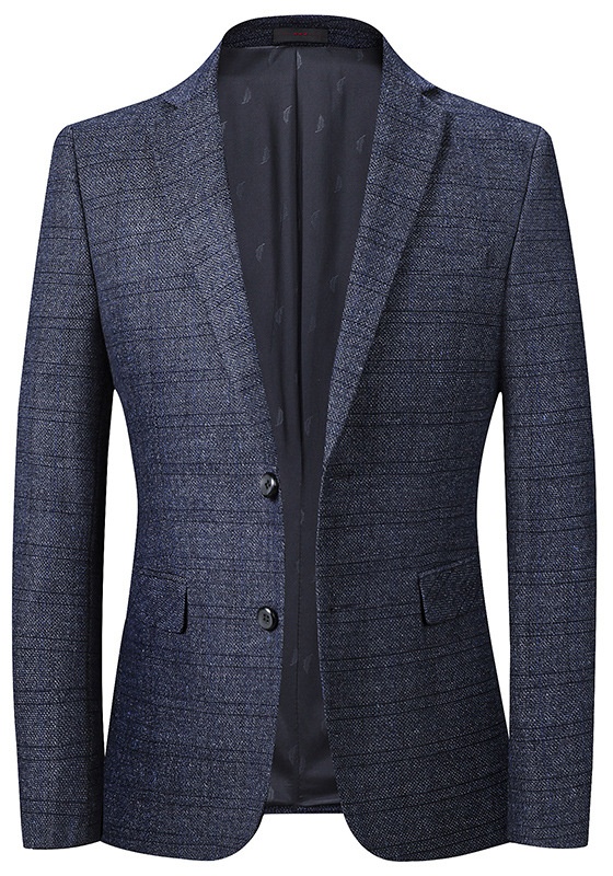 Subtle Check Slim Blazer​
