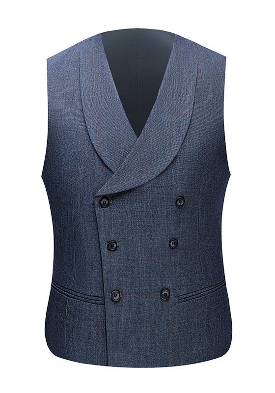 Navy Three-Piece Suit​