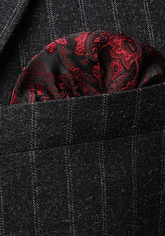 Charcoal Pin-Stripe Suit​