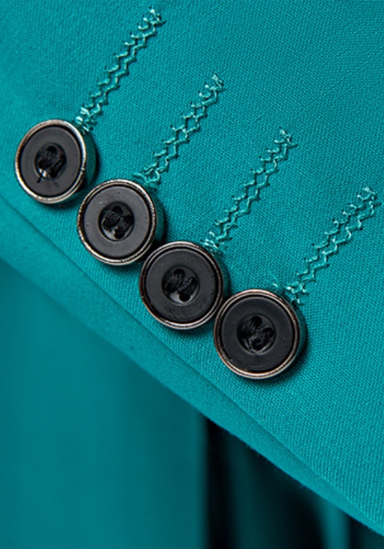 Green Single Breasted Blazer​