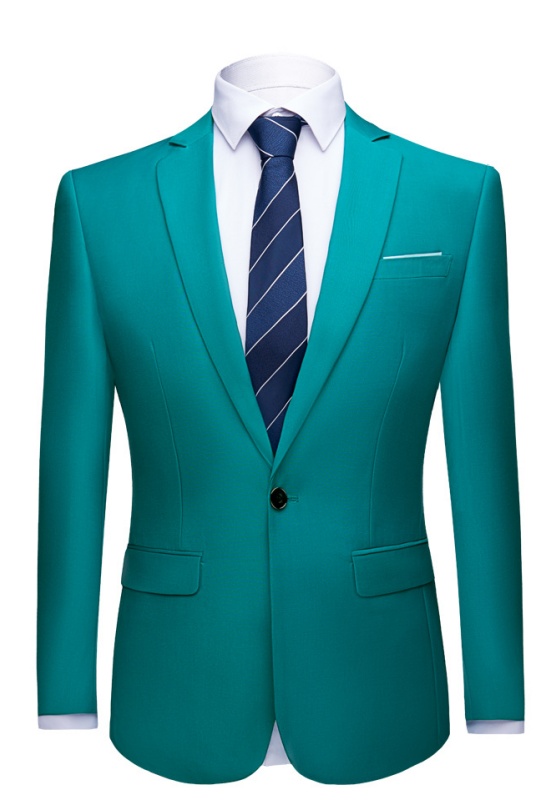 Green Single Breasted Blazer​