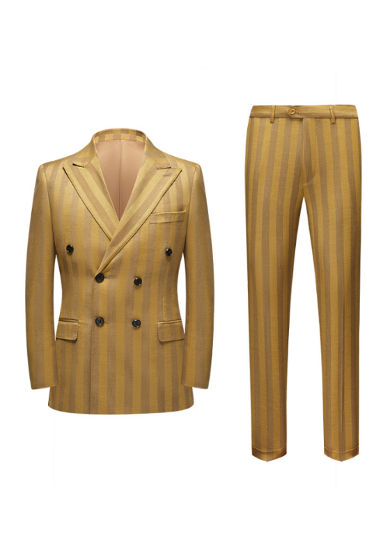 Double Breasted Pinstripe Suit​