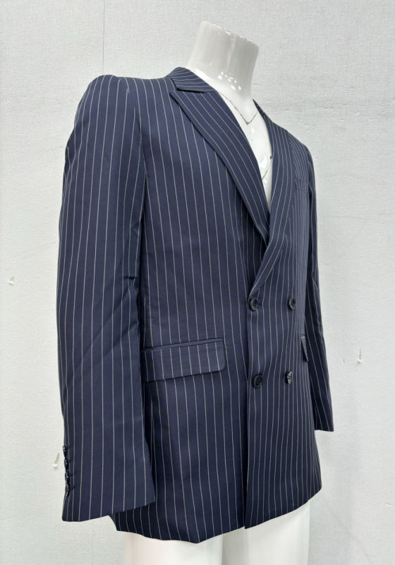 SANBAI Double Breasted Suit Jacket