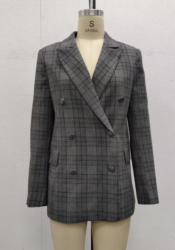 Plaid Double Breasted Suit