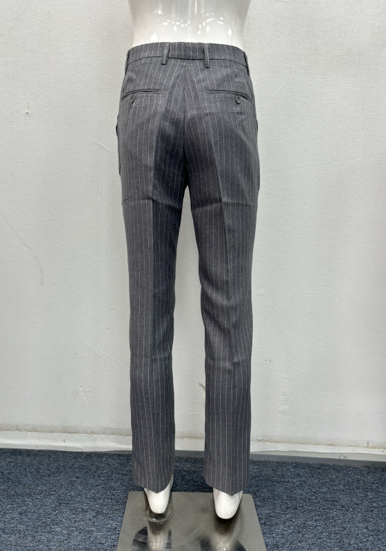 Pinstripe Straight Leg Pants