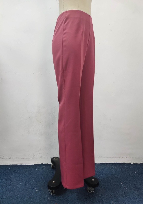 High Waist Fluid Straight Leg Pants