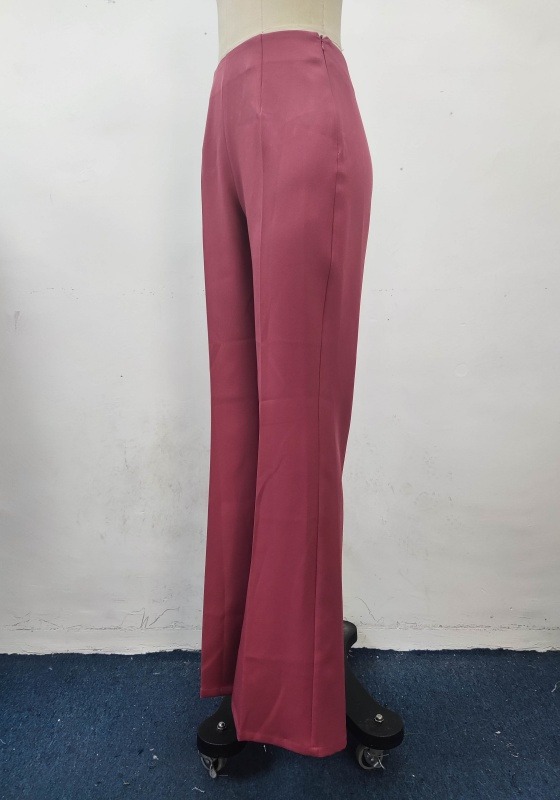 High Waist Fluid Straight Leg Pants