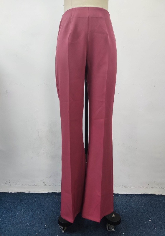 High Waist Fluid Straight Leg Pants
